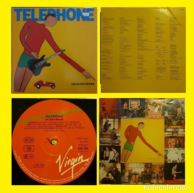 Discos de vinilo: T&eacute;l&eacute;phone &ndash; Un Autre Monde 1984 COMPLETA 1&ordf; EDIC ORG + ENCARTE, EXC