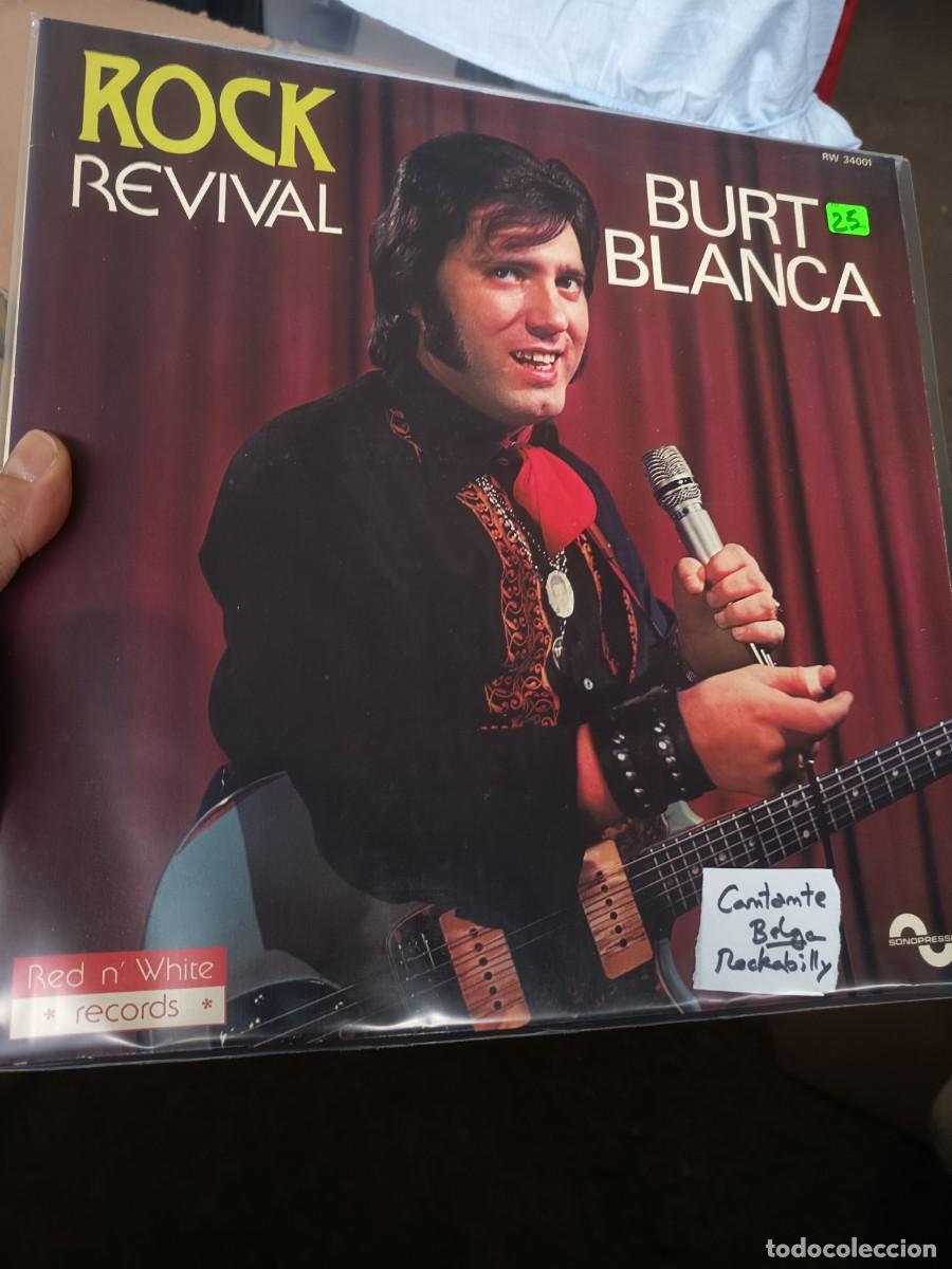 Discos de vinilo: LOTE 457, LP BURT BLANCA,DOBLE DISCO( CANTANTE BELGA DE ROCKABILLY)