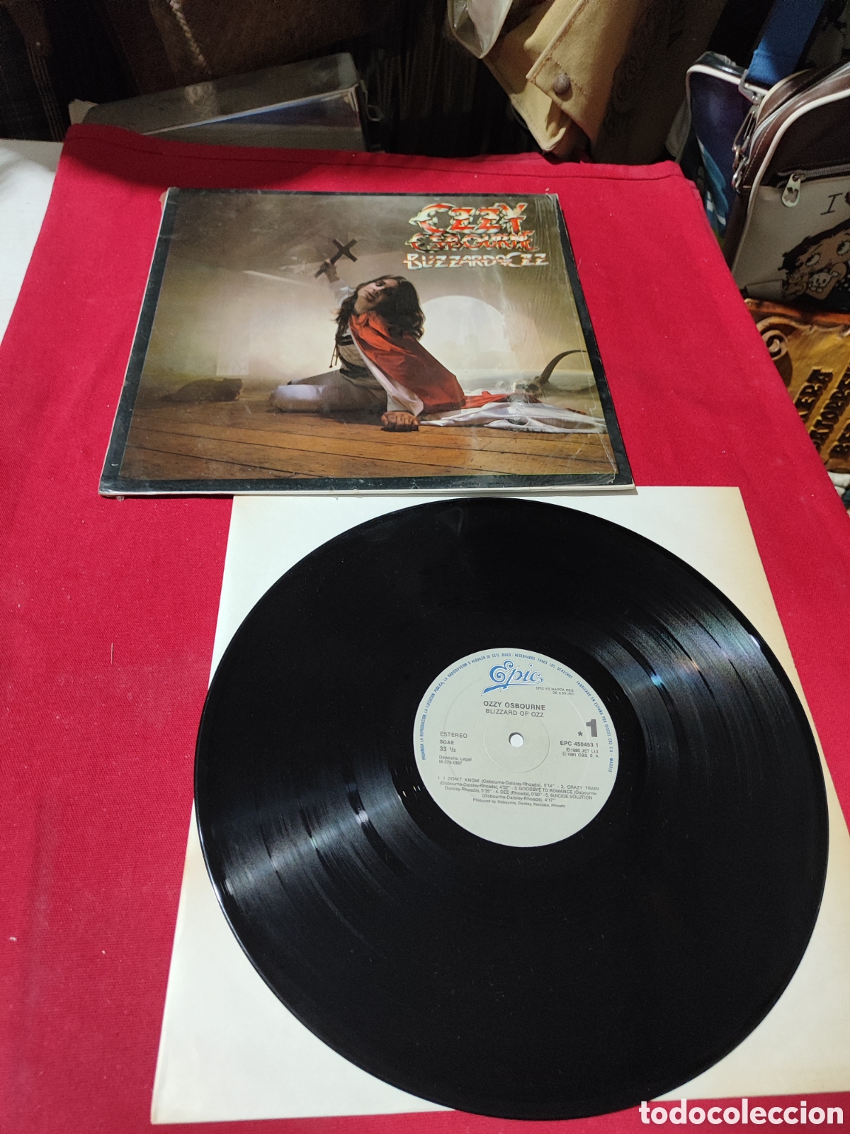 Discos de vinilo: OZZY OSBOURNE BLIZZARD OF OZZ EPIC 1981