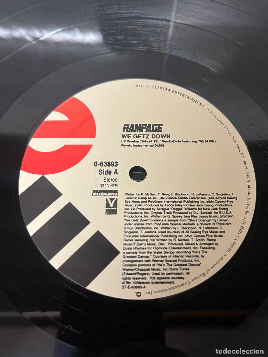 Discos de vinilo: Rampage We Getz Down . - Foto 3