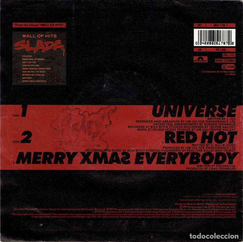 Discos de vinilo: Slade - Universe. Single - Foto 2