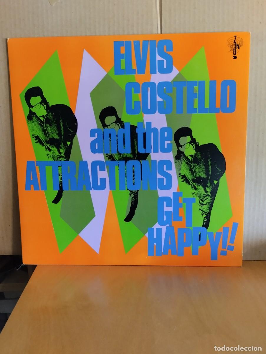 Discos de vinilo: ELVIS COSTELLO AND THE ATTRACTIONS --- GET HAPPY !