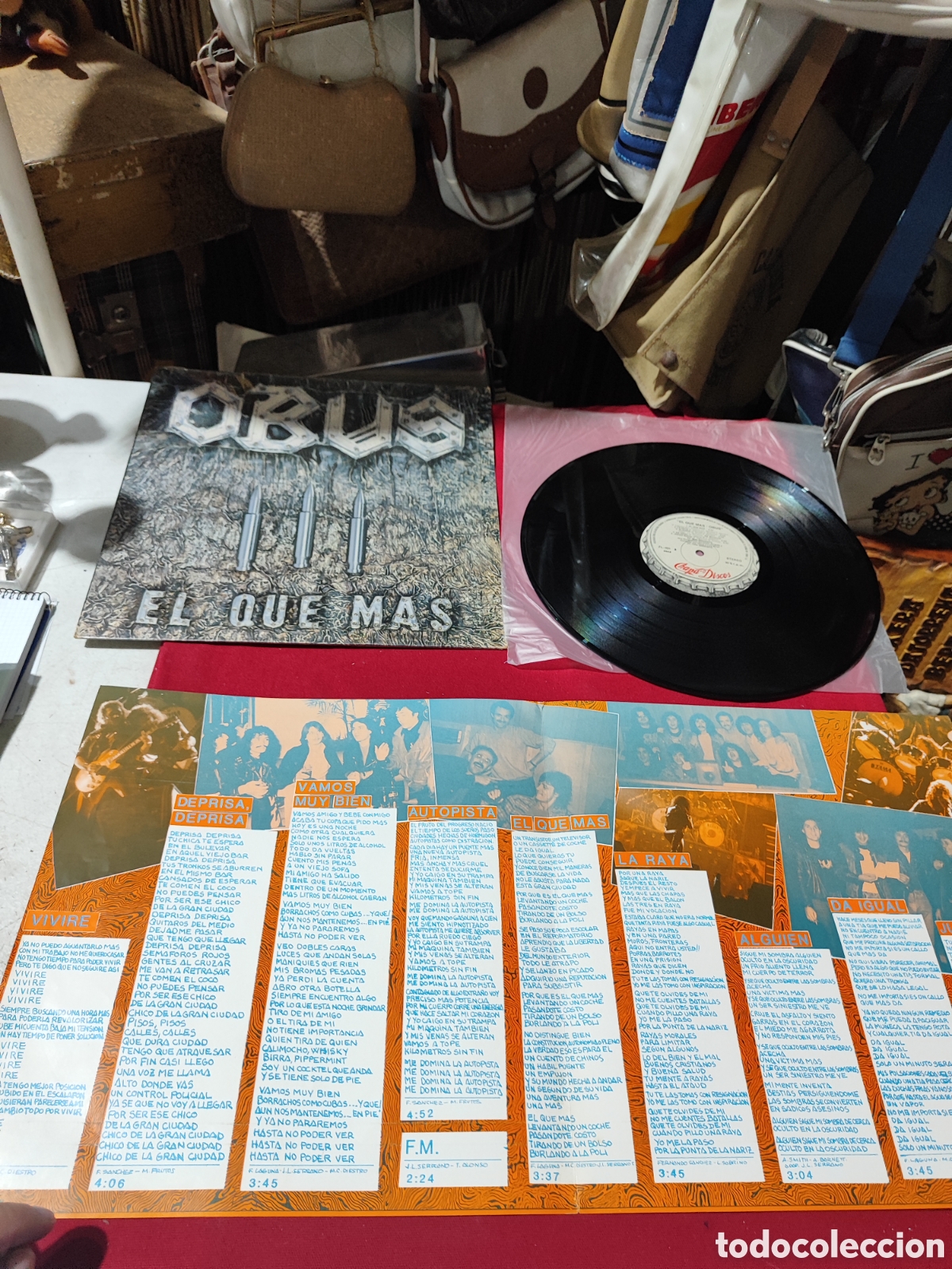 Vinyl records: Ob&uacute;s El que mas 1984 SERDISCO