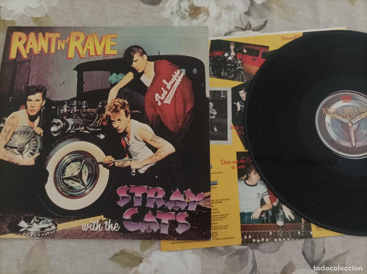Disques de vinyle: Stray Cats lp Rant n&acute;Rave USA