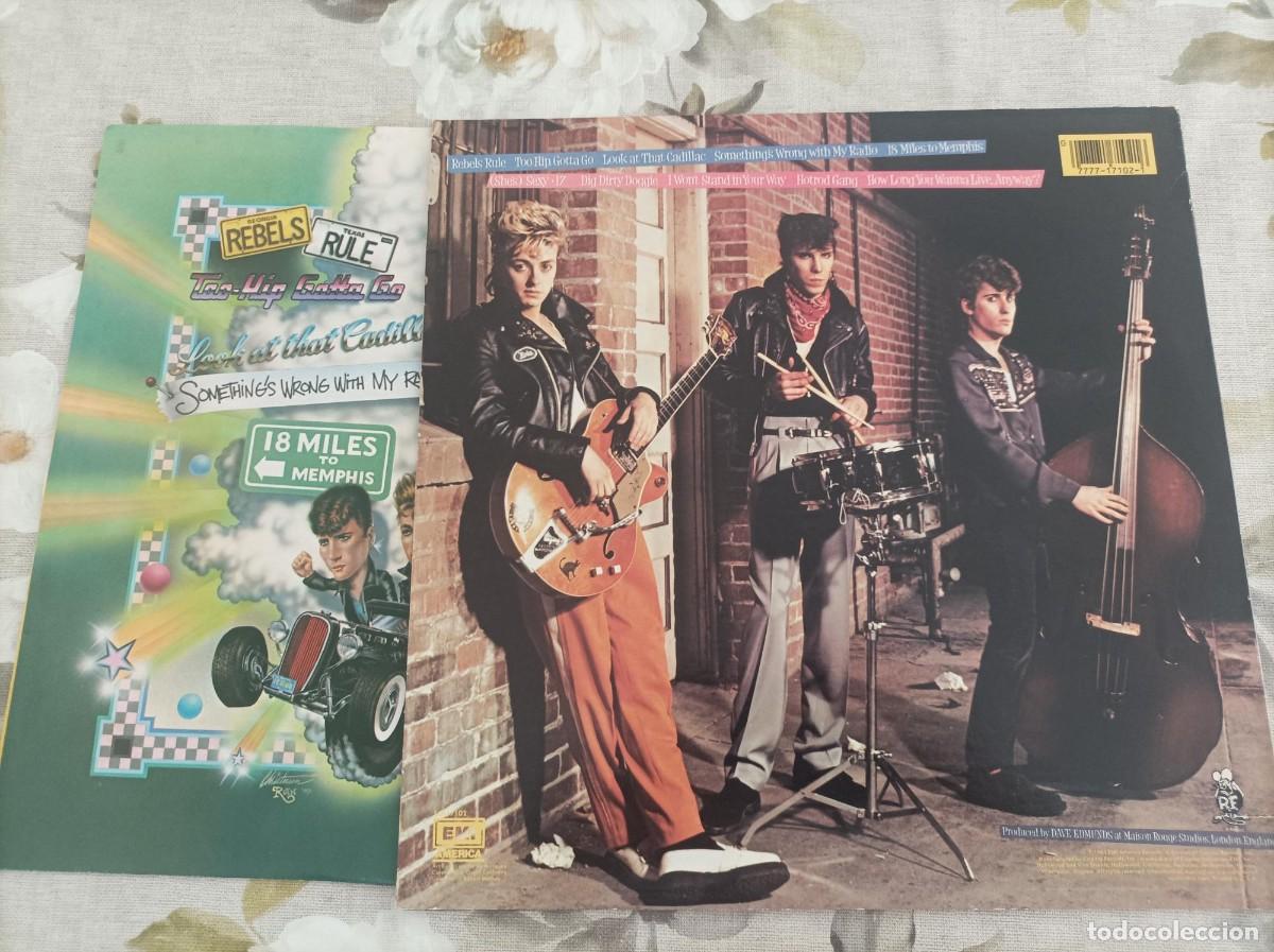 Discos de vinilo: Stray Cats lp Rant n&acute;Rave USA - Foto 2