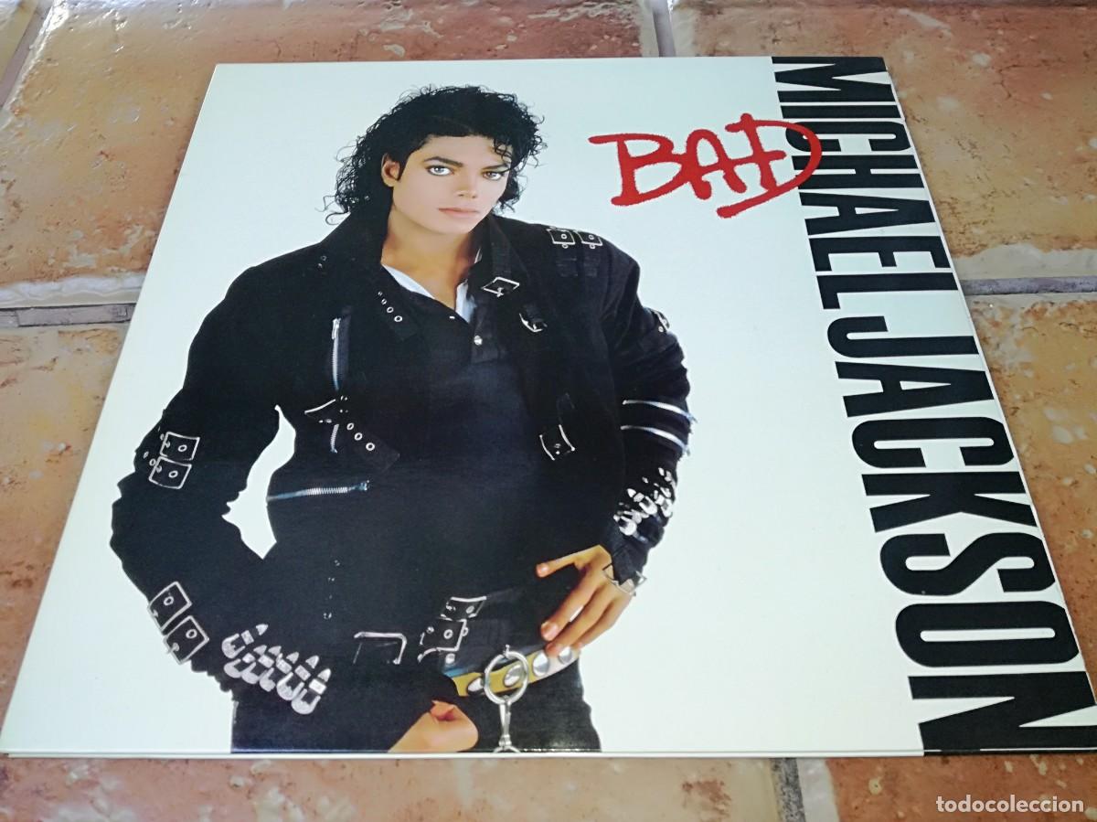 Discos de vinilo: MICHAEL JACKSON-BAD-GATEFOLD-CONTIENE ENCARTE-ORIGINAL ESPA&Ntilde;OL 1987-EN MUY BUEN ESTADO