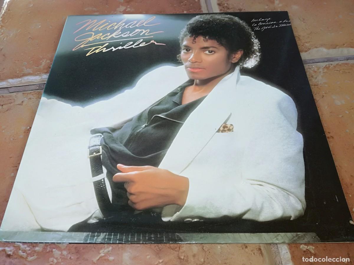 Discos de vinilo: MICHAEL JACKSON-THRILLER-GATEFOLD-CONTIENE ENCARTE-ORIGINAL ESPA&Ntilde;OL 1982-VINILO EN EXCELENTE ESTADO