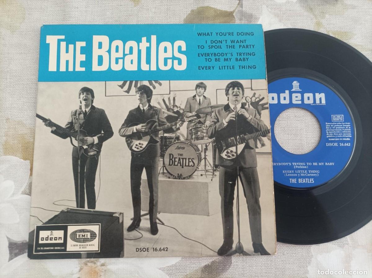 Disques de vinyle: The Beatles ep original-dificil-