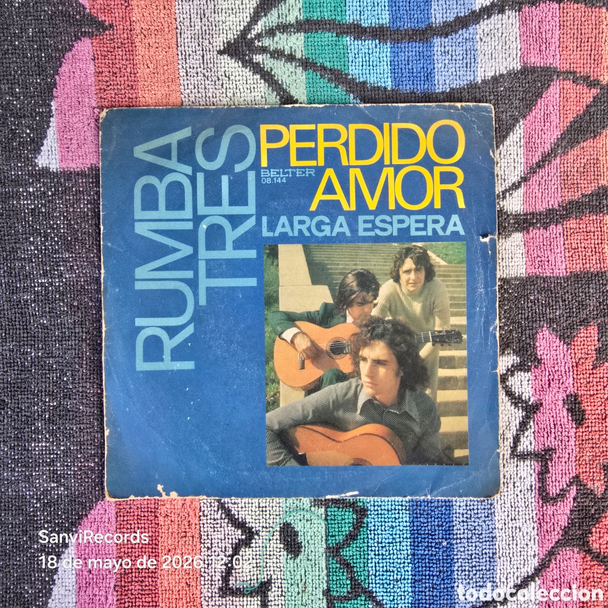 Discos de vinilo: [SINGLE] RUMBA TRES: PERDIDO AMOR - LARGA ESPERA (BELTER) (1972)