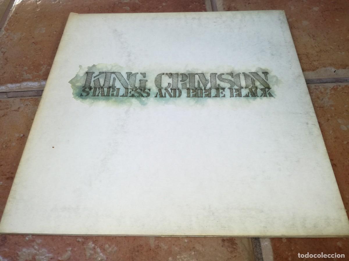 Discos de vinilo: KING CRIMSON-STARLESS AND BIBLE BLACK-GATEFOLD-CONTIENE ENCARTE-PRIMERA EDICI&Oacute;N ESPA&Ntilde;OLA 1974