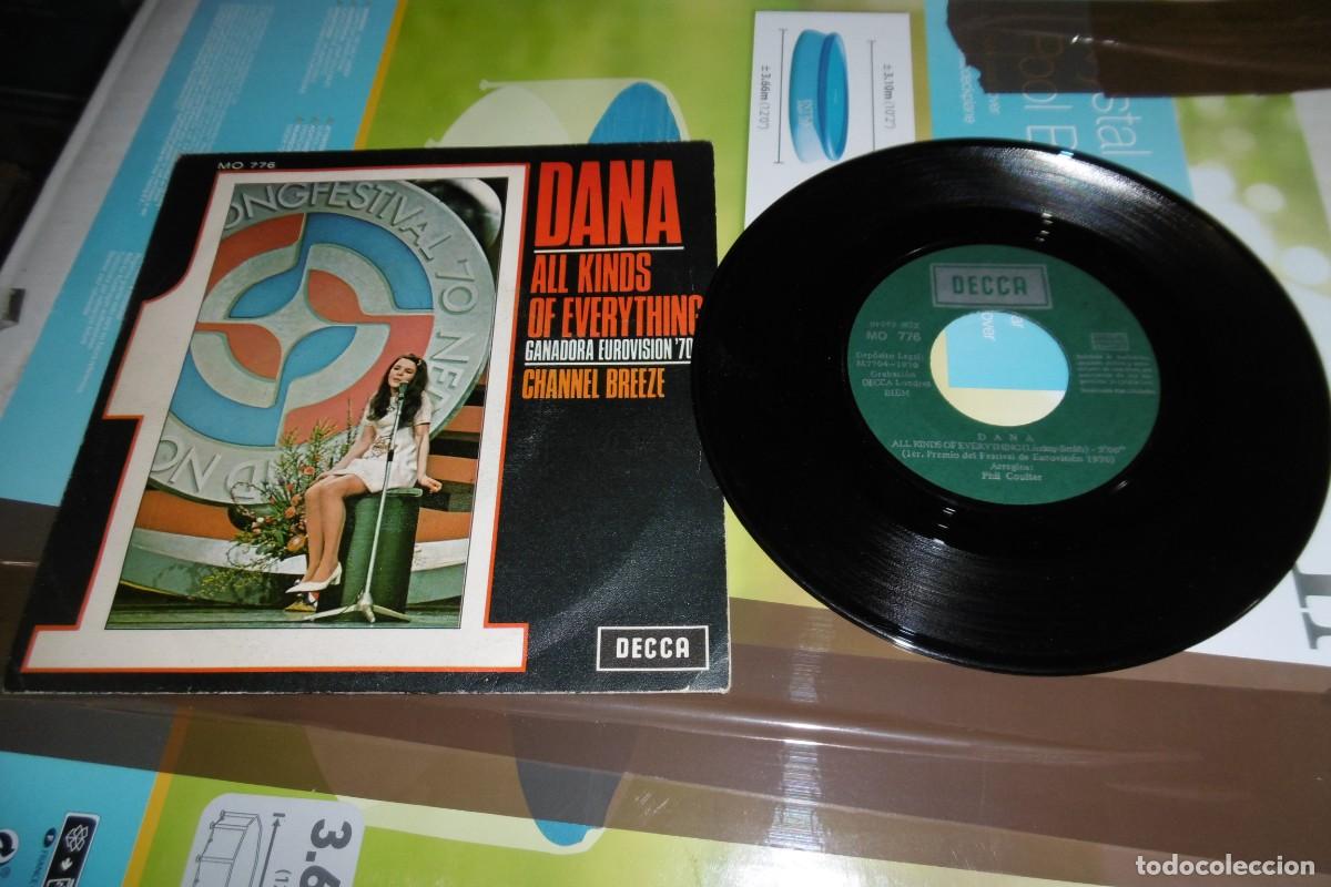Disques de vinyle: EP DANA GANADORA EUVISION 1970 ALL KINDS OF EVERYTHING