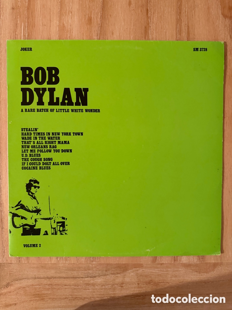 Discos de vinilo: Bob Dylan Little White Wonder LP - Italy 1974 (incluye Cocaine Blues)