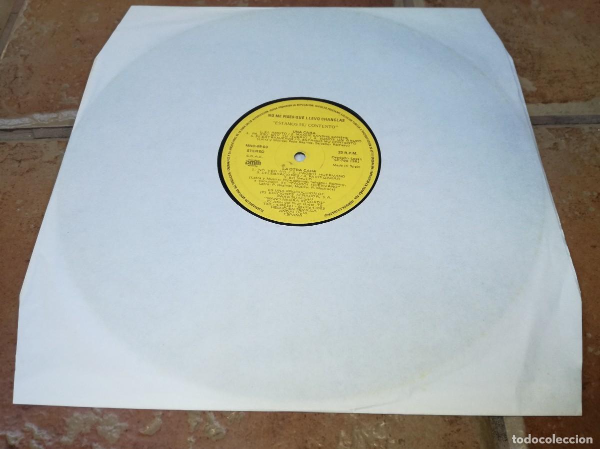 Discos de vinilo: VINILO DE NO ME PISES QUE LLEVO CHANCLAS-ESTAMOS MU CONTENTO-ORIGINAL 1991