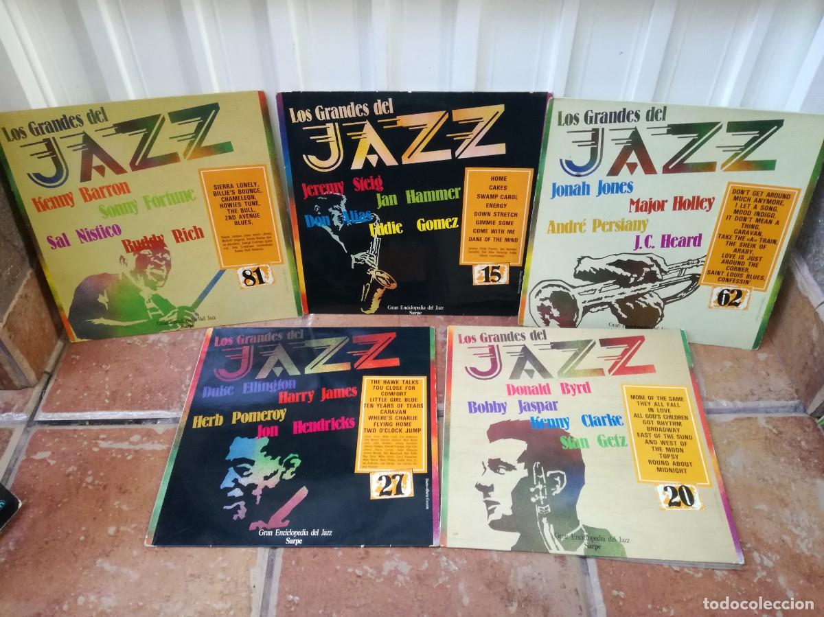 Discos de vinilo: LOTE DE 5 LPs DE LOS GRANDES DEL JAZZ