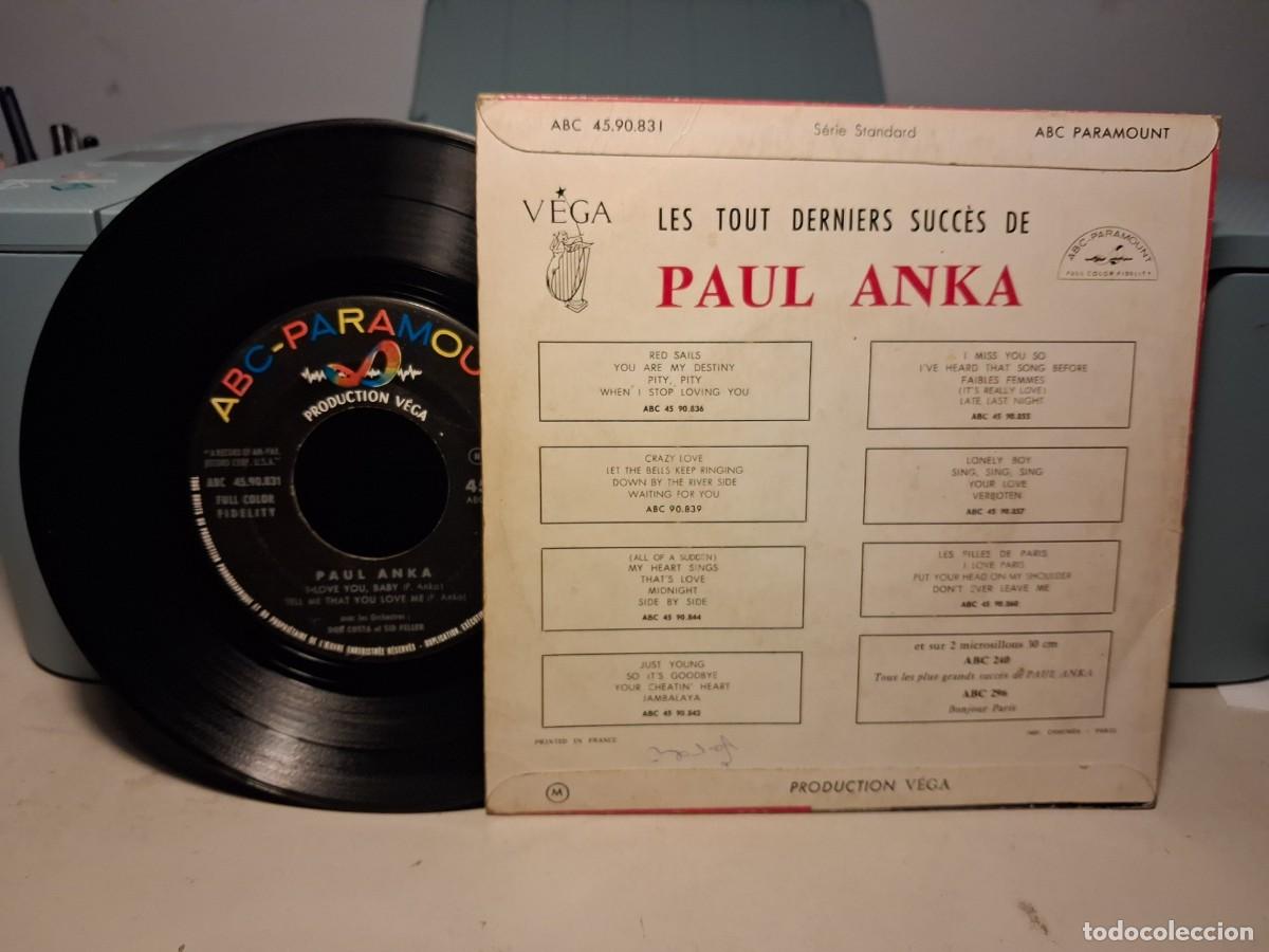 Discos de vinilo: EP PAUL ANKA DIANA + 3 - Foto 2