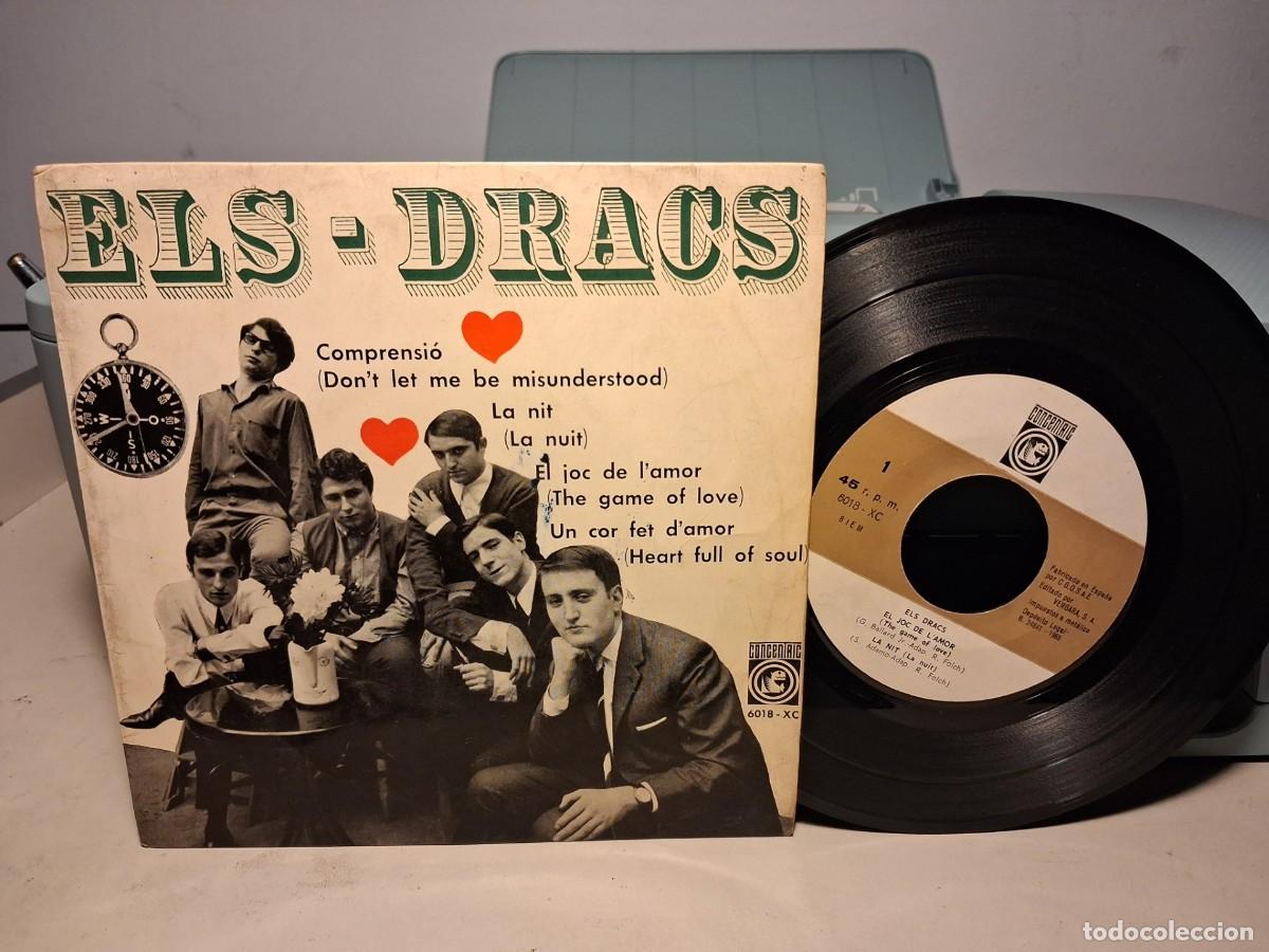 Discos de vinilo: EP ELS DRACS : EL JOC DE L&acute;AMOR + 3 - Foto 1