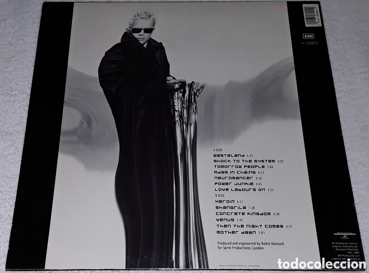 Discos de vinilo: LP - BILLY IDOL - CYBERPUNK - Foto 2