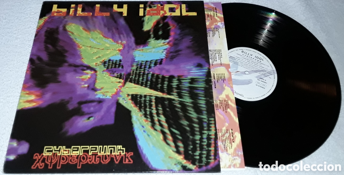 Discos de vinilo: LP - BILLY IDOL - CYBERPUNK - Foto 1