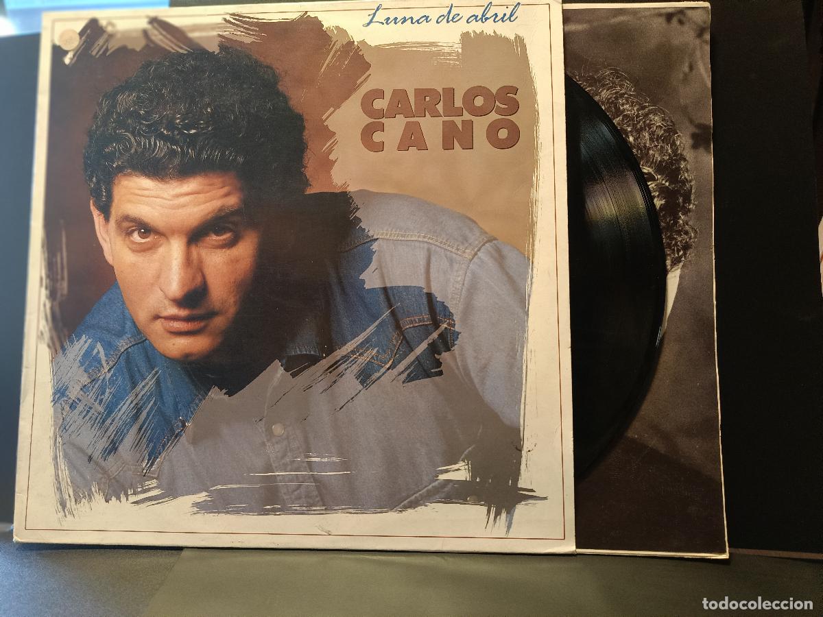 Discos de vinilo: CARLOS CANO. LUNA DE ABRIL. CON ENCARTE LP 1988 PEPETO