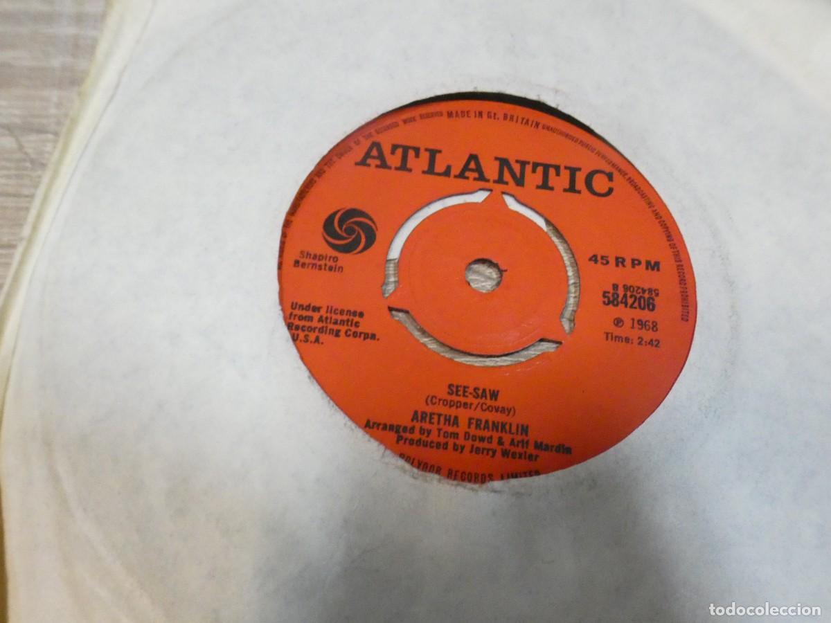 Disques de vinyle: ARKANSAS1980 LOTT708 VINILO 7 PULGADAS PROCEDE UK A&Ntilde;OS 60 ESTADO CORRECTO - ARETHA FRANKLIN