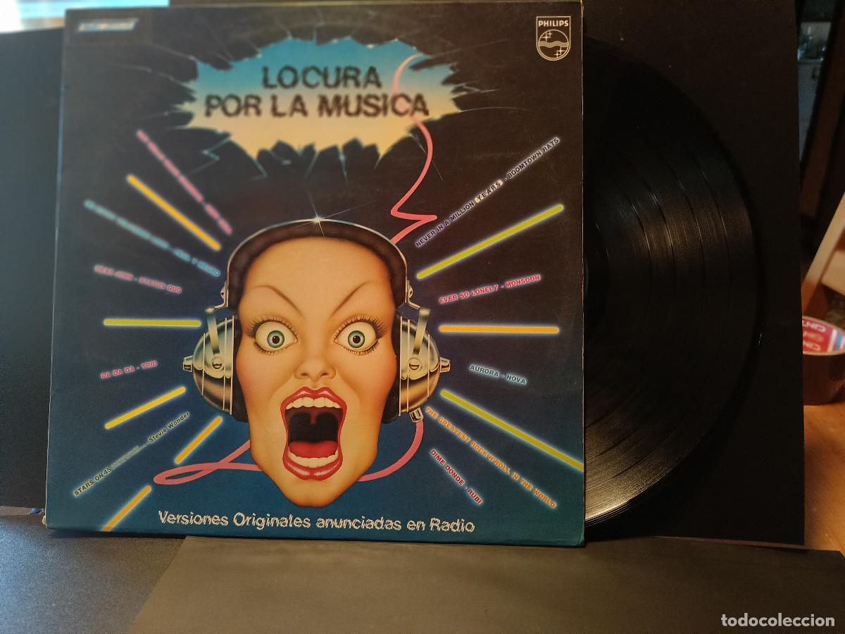 Discos de vinilo: LP DE VARIOS-LOCURA POR LA MUSICA-(STATUS QUO-SOFT CELL-AZUL Y NEGRO...) PHILIPS PEPETO