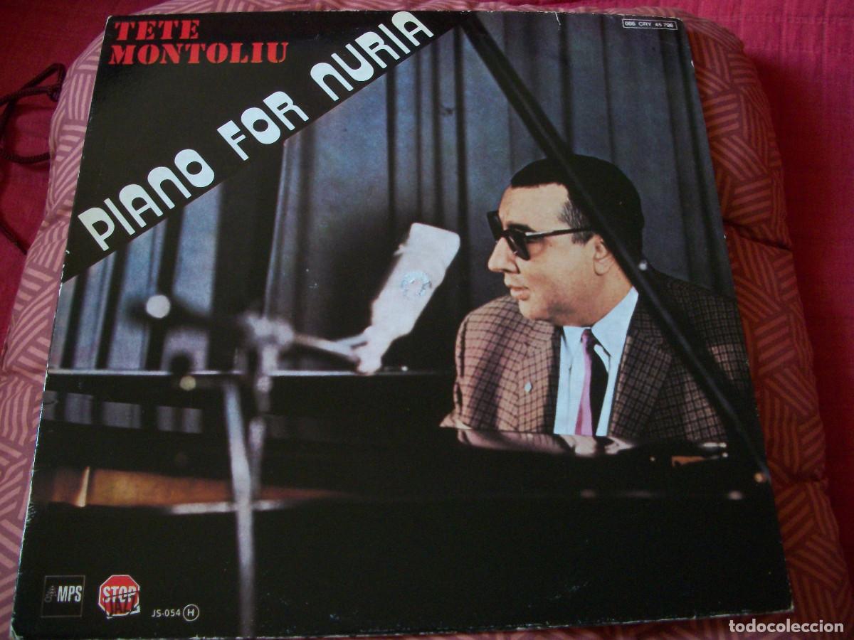 Discos de vinilo: TETE MONTOLIU PIANO FOR NURIA LP VINILO 1982