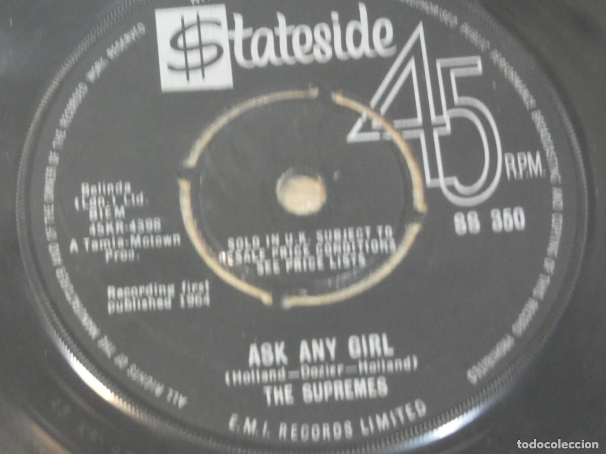 Disques de vinyle: ARKANSAS1980 LOTT708 VINILO 7 PULGADAS PROCEDE UK A&Ntilde;OS 60 ESTADO CORRECTO - THE SUPREMES