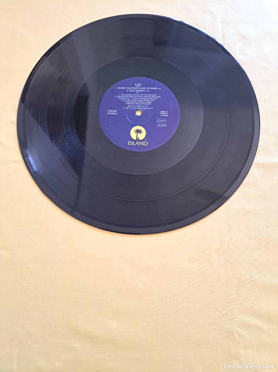 Discos de vinilo: U2 - WHERE THE STREETS HAVE NO NAME (MAXI SINGLE) - ISLAND RECORDS 1987, 12IS340-A - SOLO DISCO