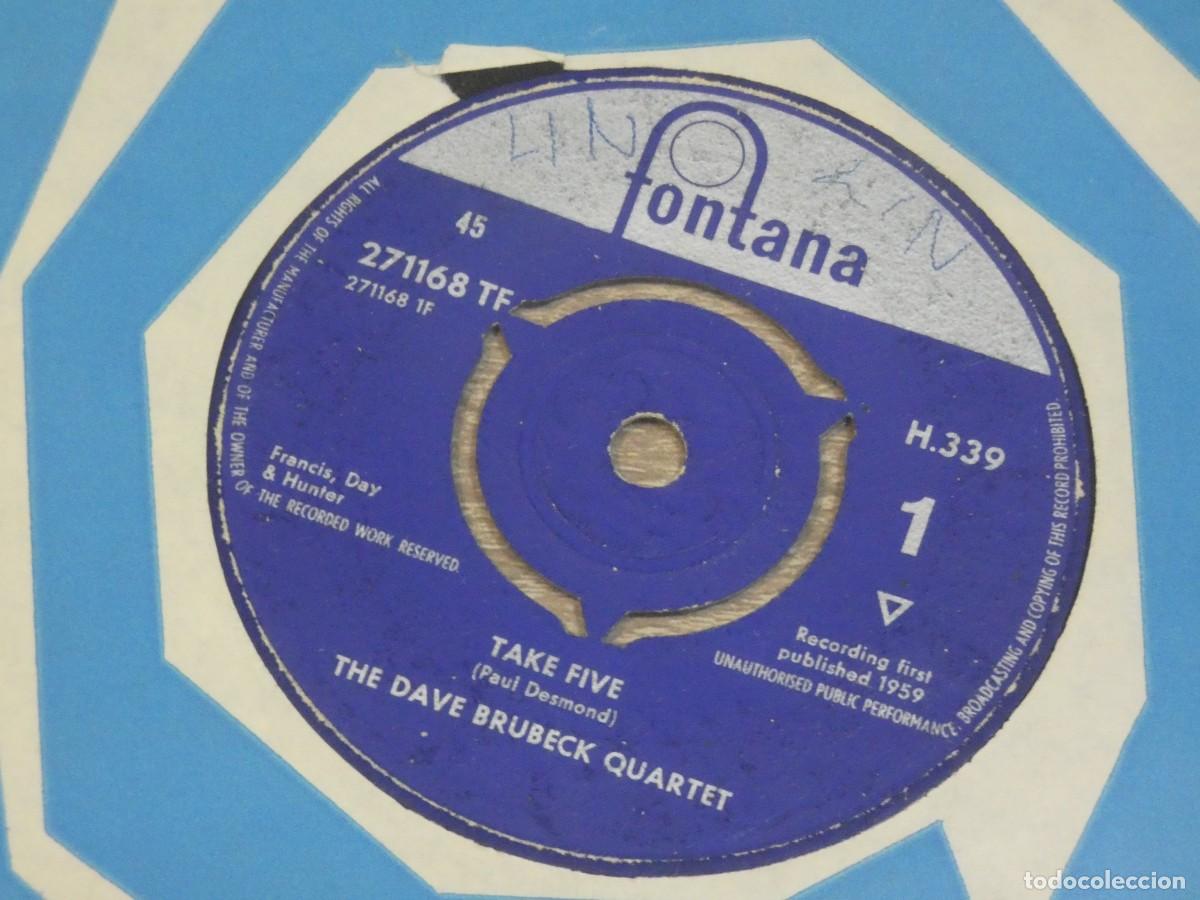 Discos de vinilo: ARKANSAS1980 LOTT708 VINILO 7 PULGADAS PROCEDE UK A&Ntilde;OS 60 ESTADO CORRECTO - DAVE BRUBECK QUARTET