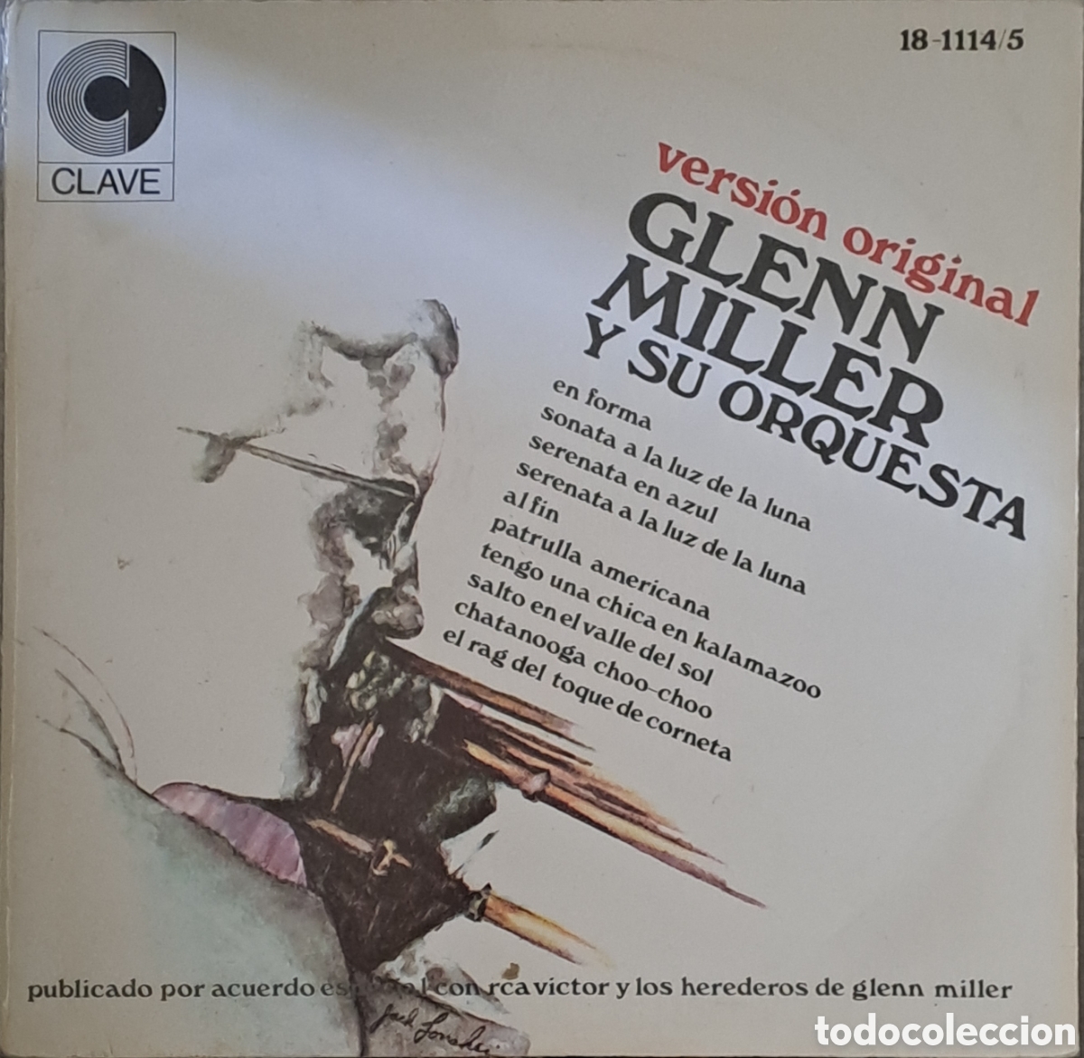 Discos de vinilo: Glenn Miller y Su Orquesta Glenn Miller Interpreta Sus Grandes &Eacute;xitos Vol. 2 Clave 1968 (18-1115)