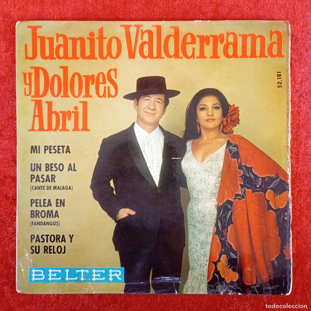Discos de vinilo: JUANITO VALDERRAMA Y DOLORES ABRIL - MI PESETA - 52.181 - SINGLE - DISCO VINILO / 4328