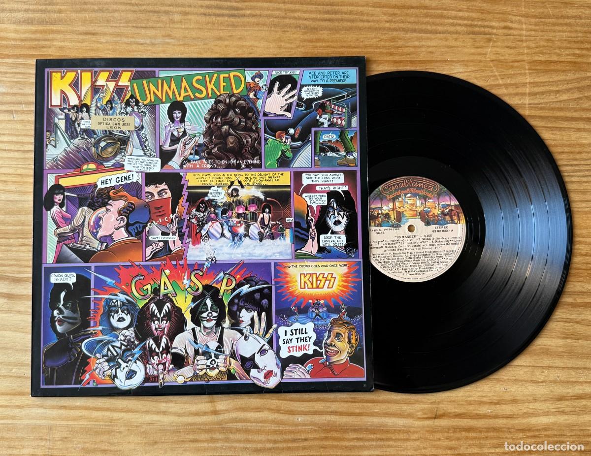 Discos de vinilo: Kiss &lrm;&ndash; Unmasked. Spain 1980