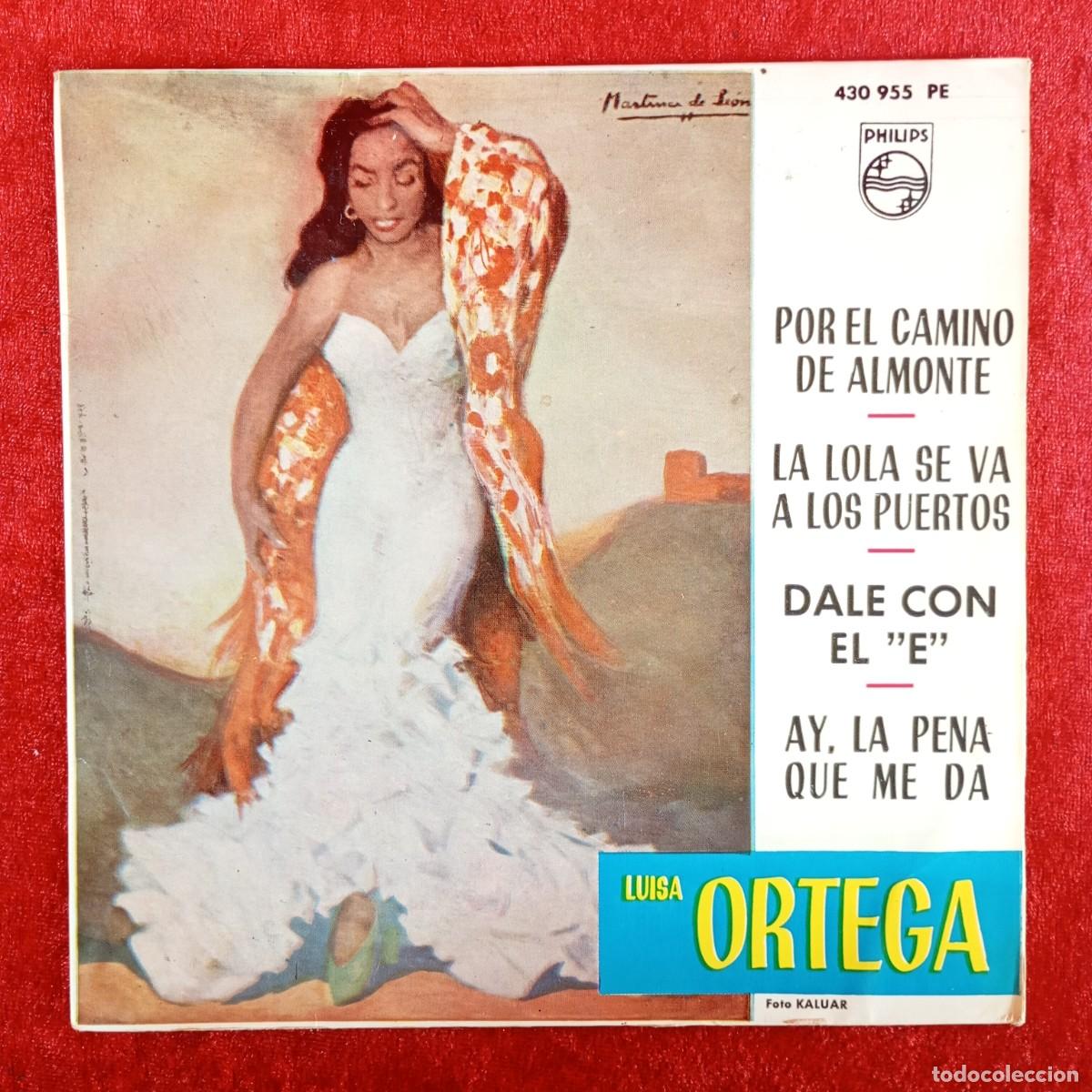 Discos de vinilo: LUISA ORTEGA - POR EL CAMINO DE ALMONTE... - 430 955 PE - SINGLE - DISCO VINILO / 4338