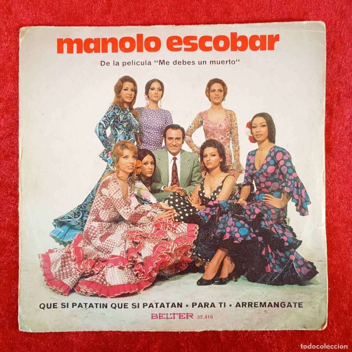Discos de vinilo: MANOLO ESCOBAR Y CONCHITA VELASCO - ME DEBES UN MUERTO - 52.416 - SINGLE - DISCO VINILO / 4342