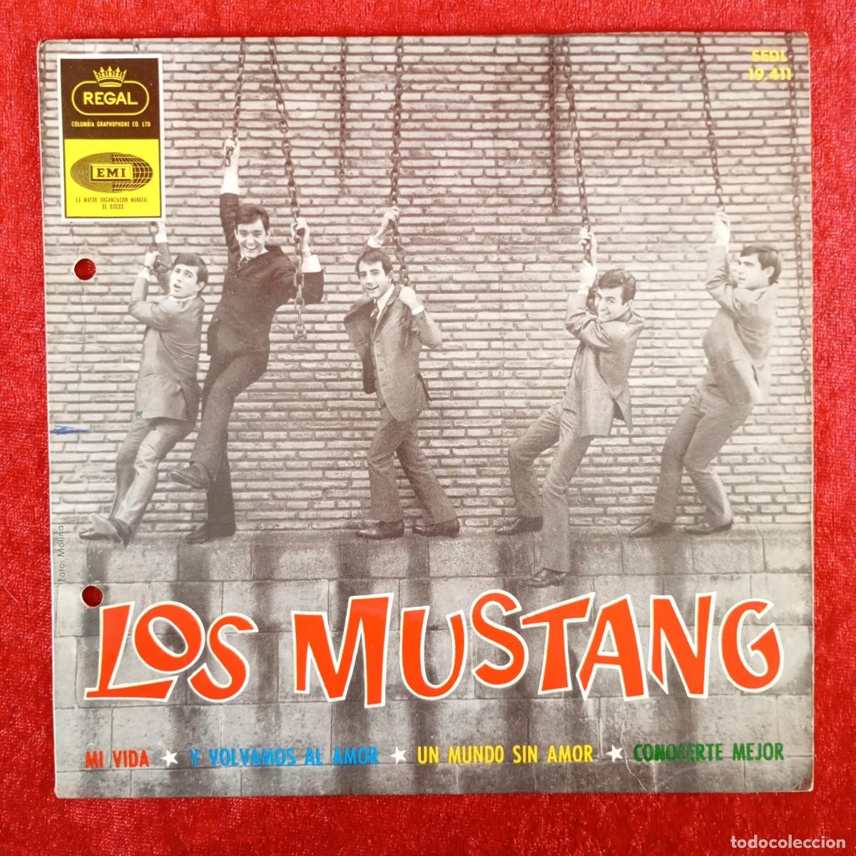 Discos de vinilo: LOS MUSTANG - MI VIDA, Y VOLVAMOS AL AMOR... - SEDL 19.411 - SINGLE - DISCO VINILO / 4354