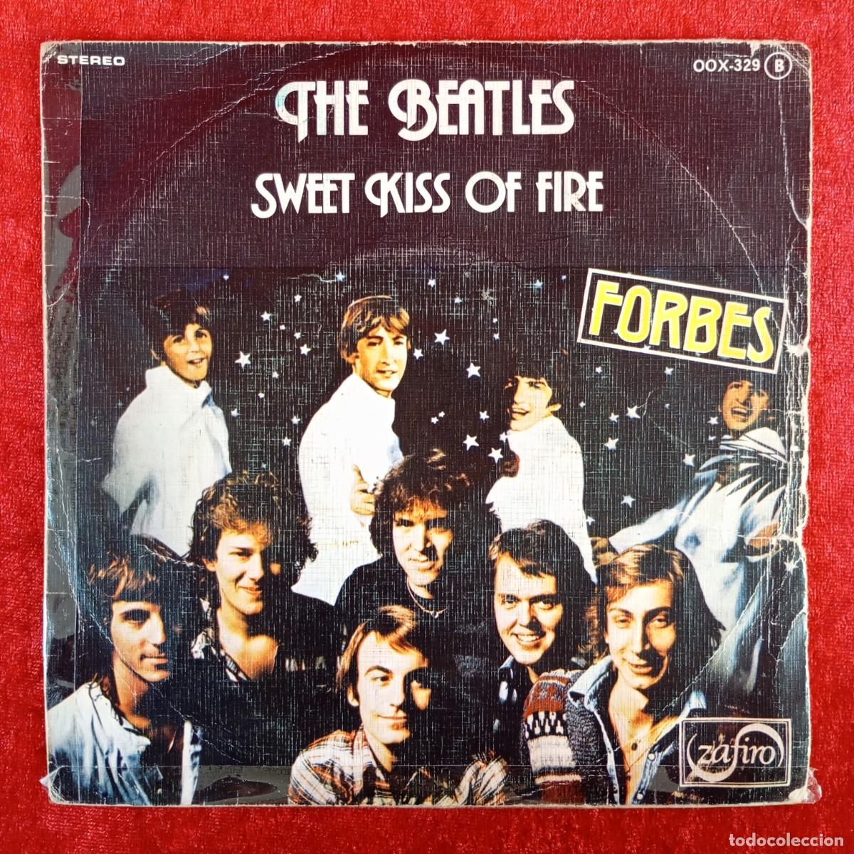 Discos de vinilo: THE BEATLES - SWEET KISS OF FIRE - OOX-329 B - SINGLE - DISCO VINILO / 4355