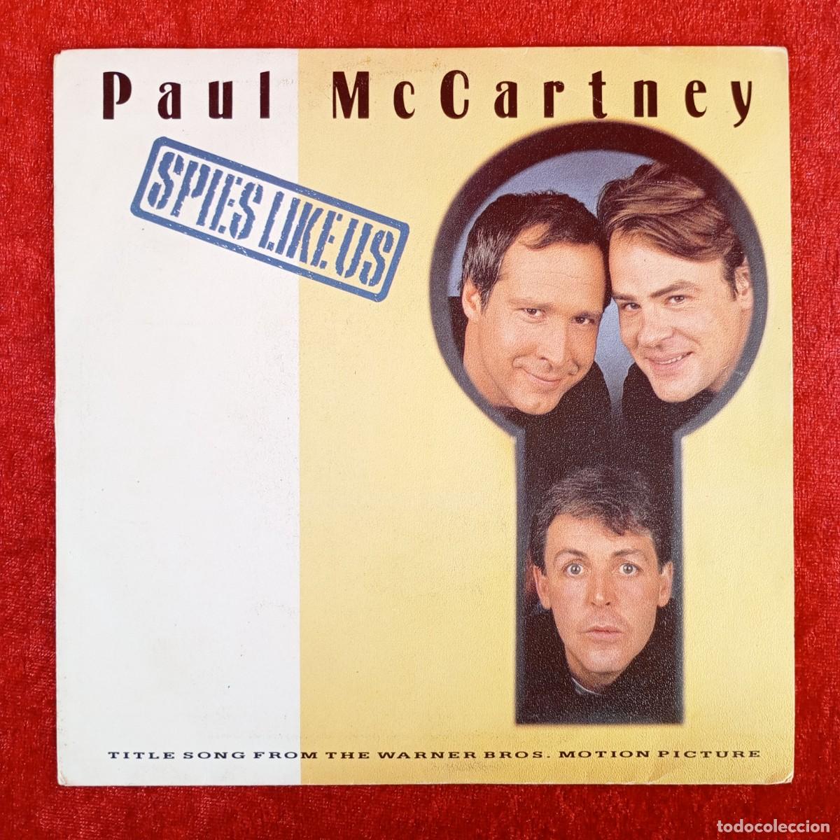 Discos de vinilo: PAUL MCCARTNEY - SPIES LIKE US - 006 20 0940 7 - SINGLE - DISCO VINILO / 4356