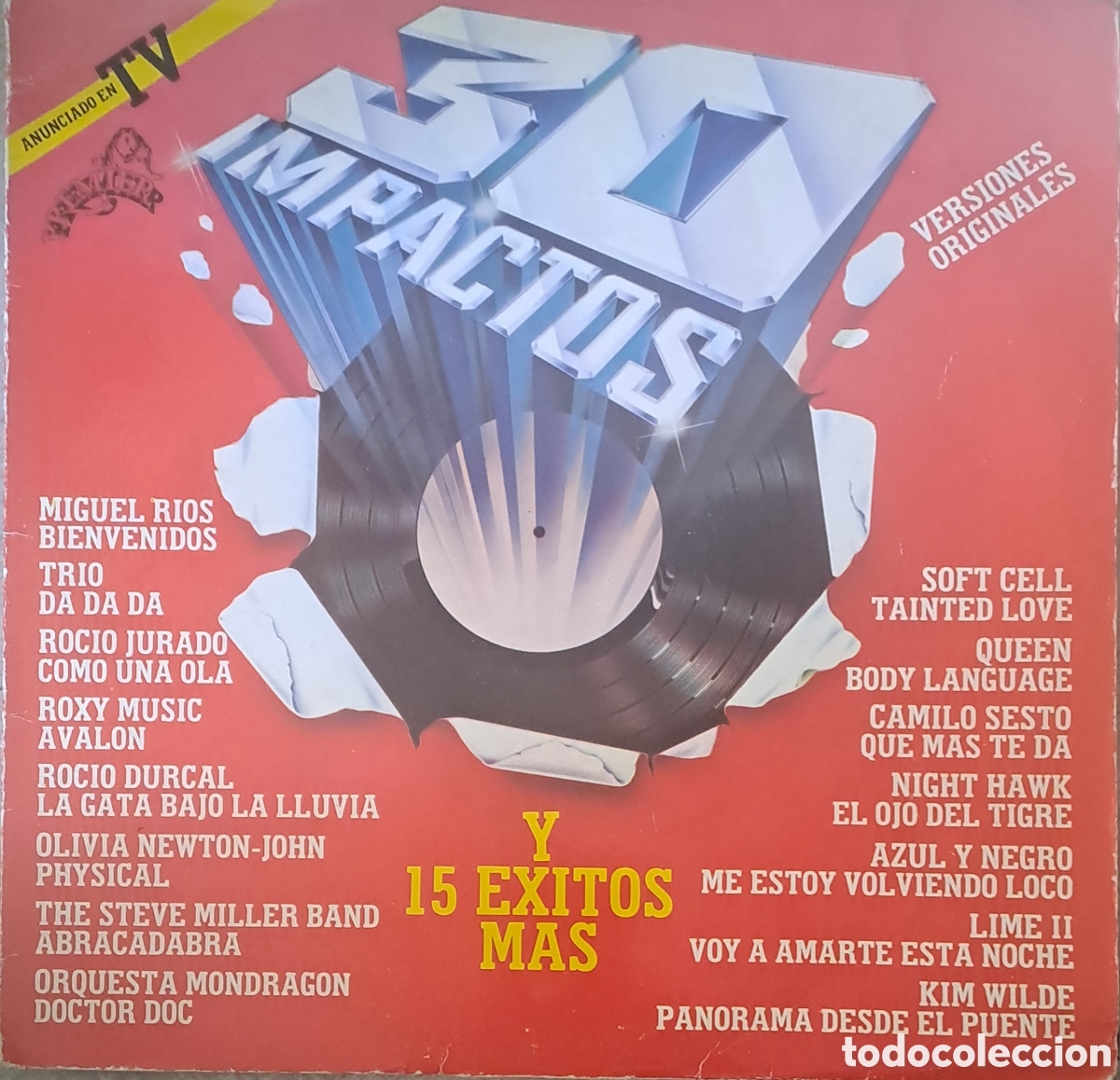 Discos de vinilo: 30 Impactos ​Sello / Referencia: Dial Discos &ndash; 54.9127 ​Vinilo, 2xLP, &Aacute;lbum, Recopilatorio ​Z.2