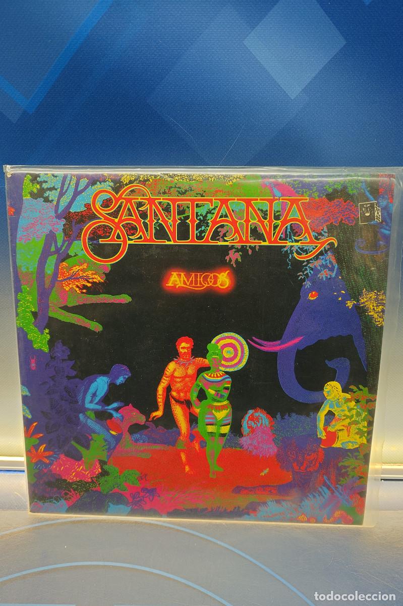 Discos de vinilo: disco LP vinilo, Santana &ndash; Amigos CBS &ndash; LP, Album, Gat 1976, Spain