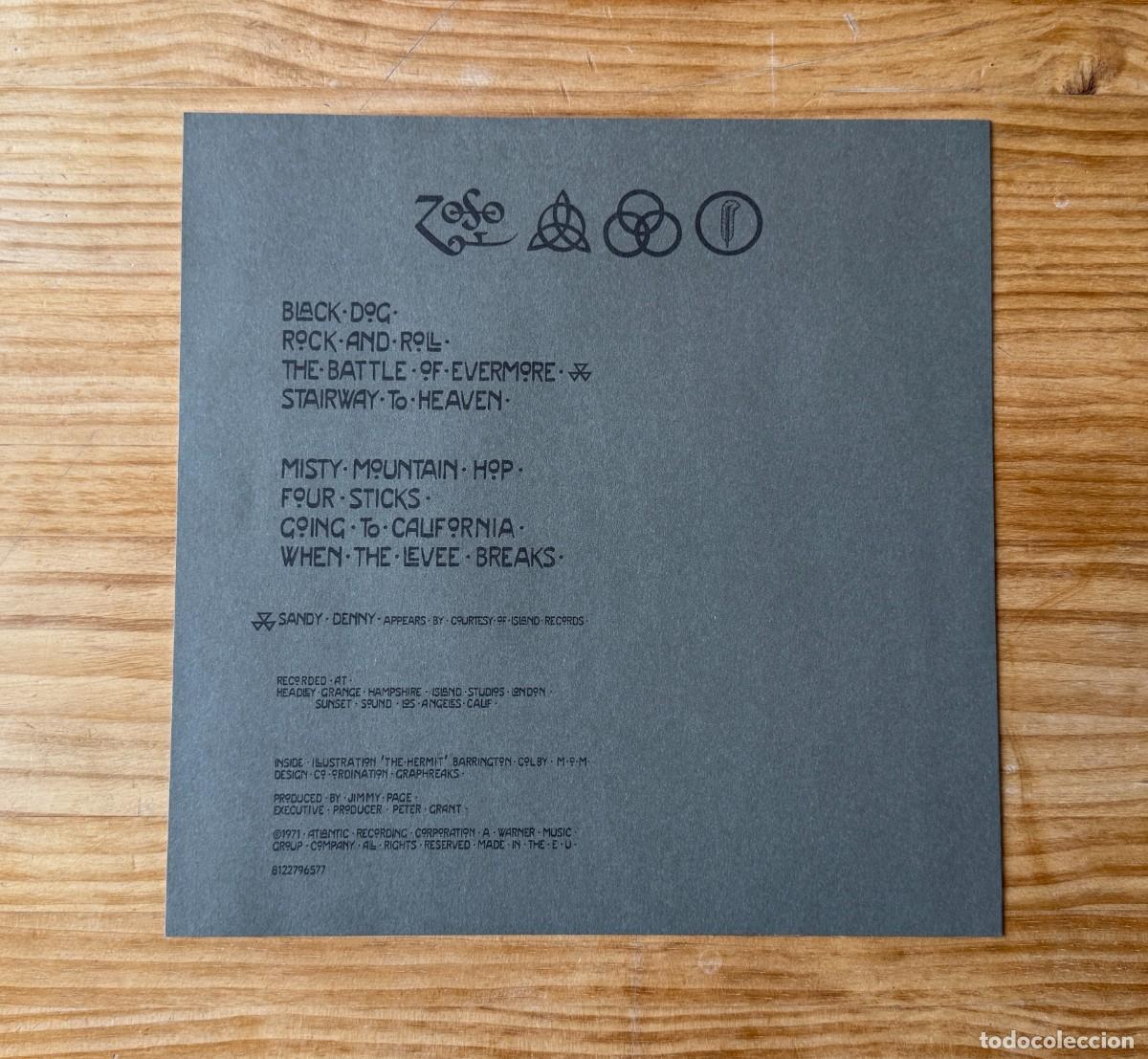 Discos de vinilo: Led Zeppelin &ndash; IV (Untitled). Europe 2020 - Foto 5