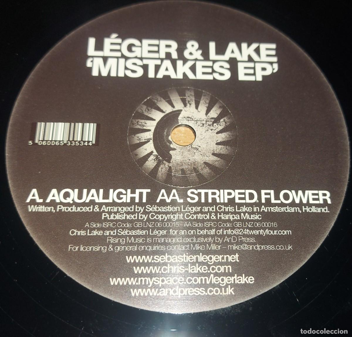 Discos de vinilo: Lp maxi L&eacute;ger & Lake Mistakes EP a&ntilde;o 2006 - Foto 3