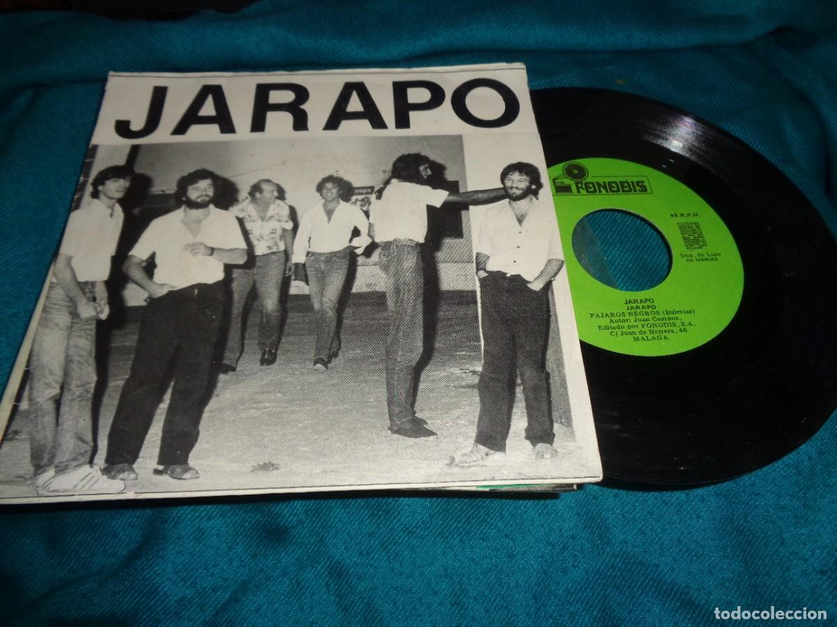Discos de vinilo: JARAPO. PAJAROS NEGROS / EL FONDO DE LA TARDE. FONODIS, 1983. IMPECABLE (#)