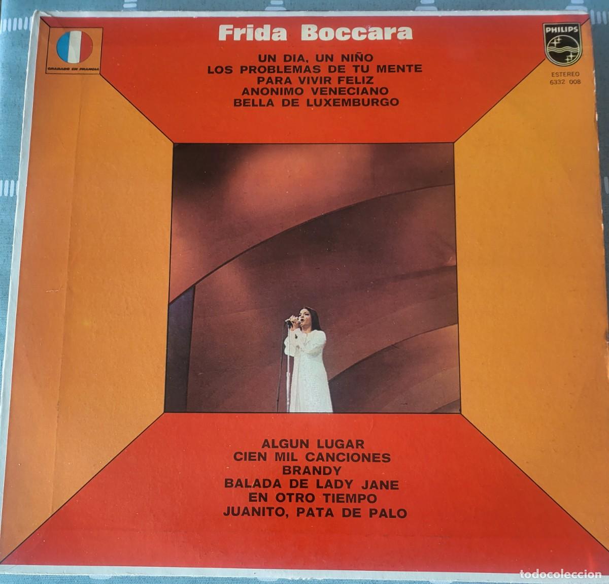 Discos de vinilo: Frida Boccara Lp sello Philips editado en M&eacute;xico a&ntilde;o 1971...Festival de Eurovision.