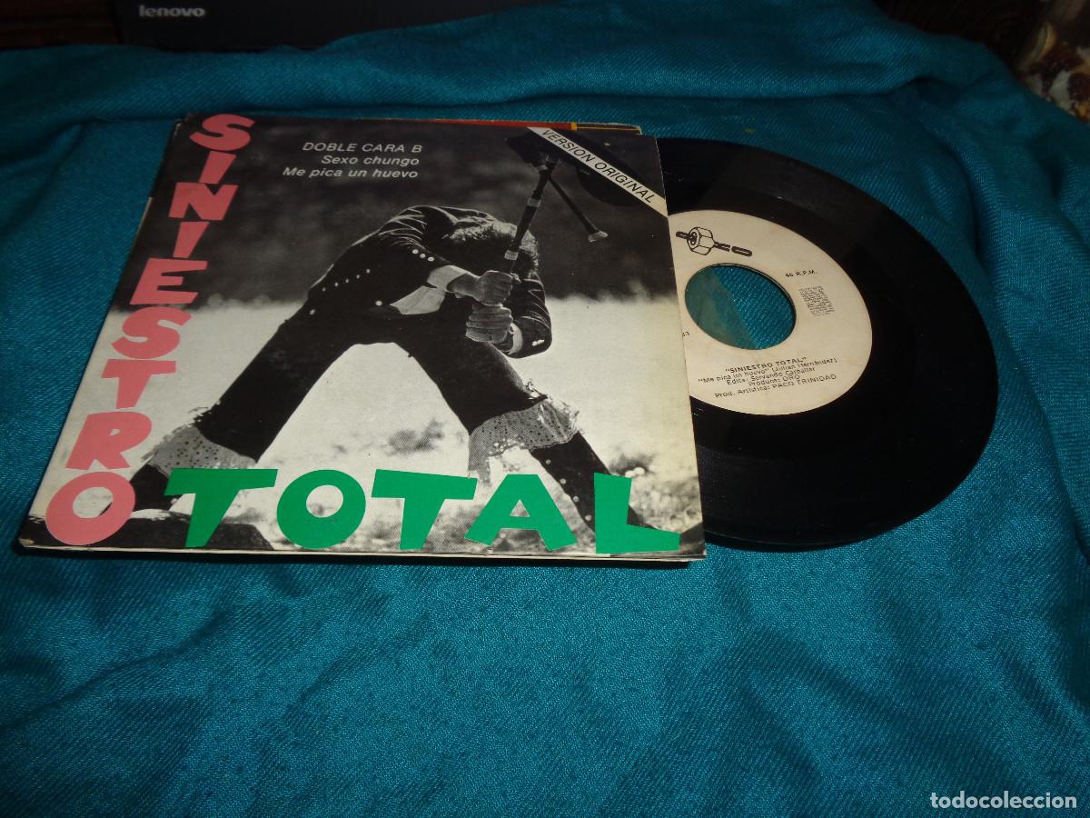 Discos de vinilo: SINIESTRO TOTAL. DOBLE CARA B. SEXO CHUNGO / ME PICA UN HUEVO. GATEFOLD. DRO, 1983(#)