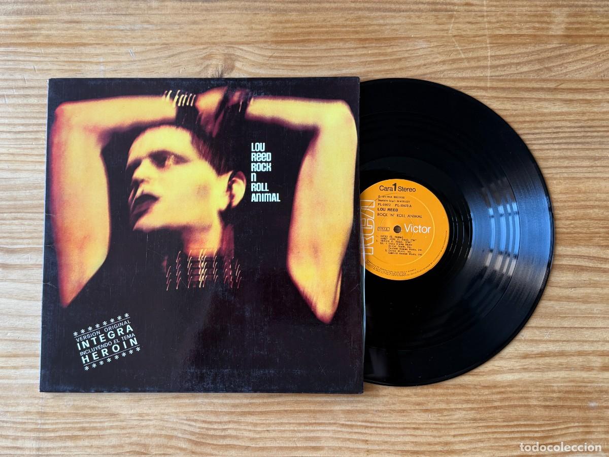 Discos de vinilo: Lou Reed &lrm;&ndash; Rock N Roll Animal. Spain 1977