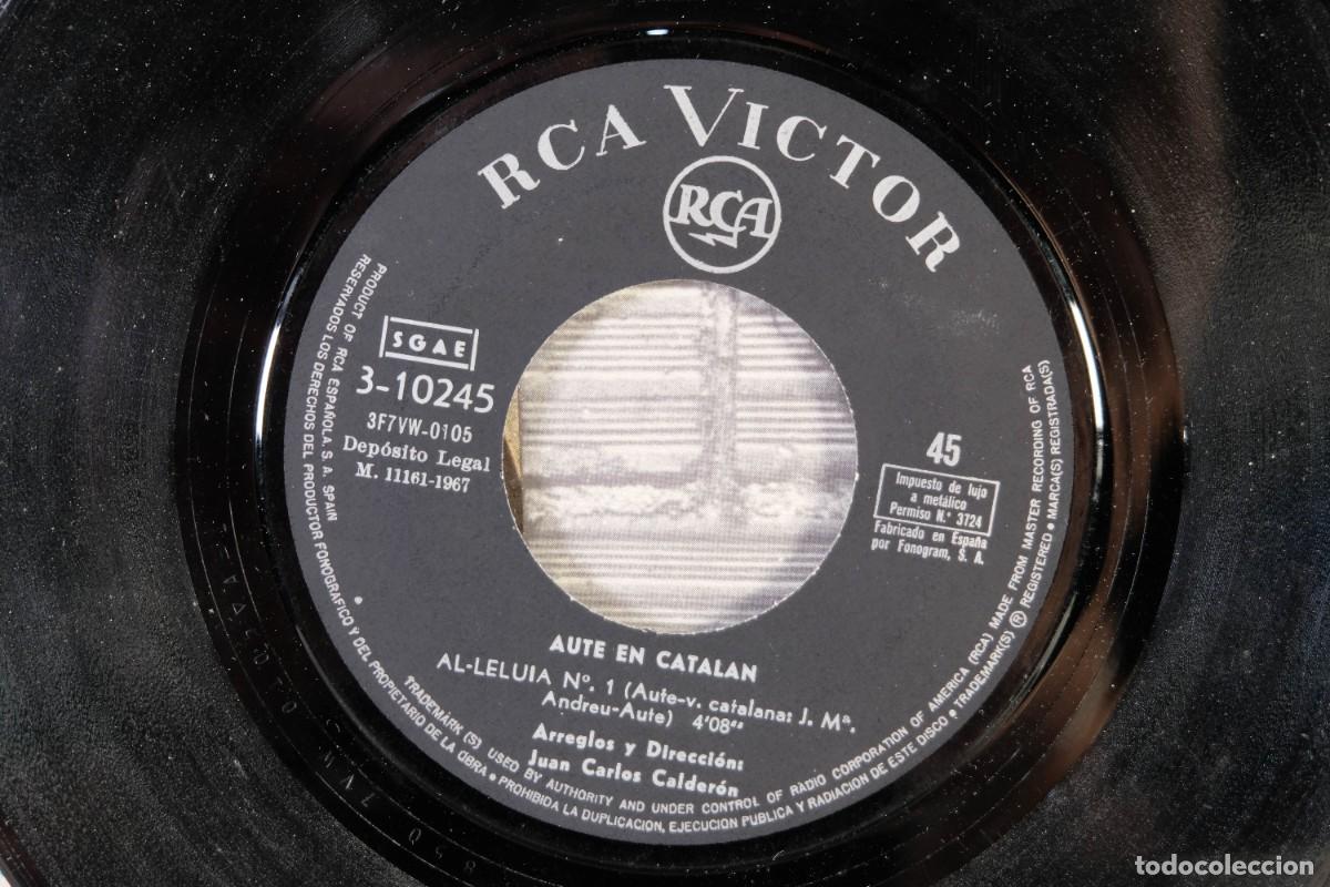 Discos de vinilo: DISCO VINILO EP - AUTE, AL-LELUIA, VERSI&Oacute;N ORIGINAL EN CATAL&Aacute;N - Foto 5