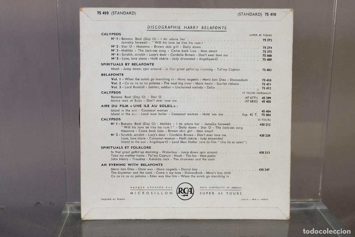 Discos de vinilo: DISCO VINILO EP - HARRY BELAFONTE VOL.1 - Foto 2