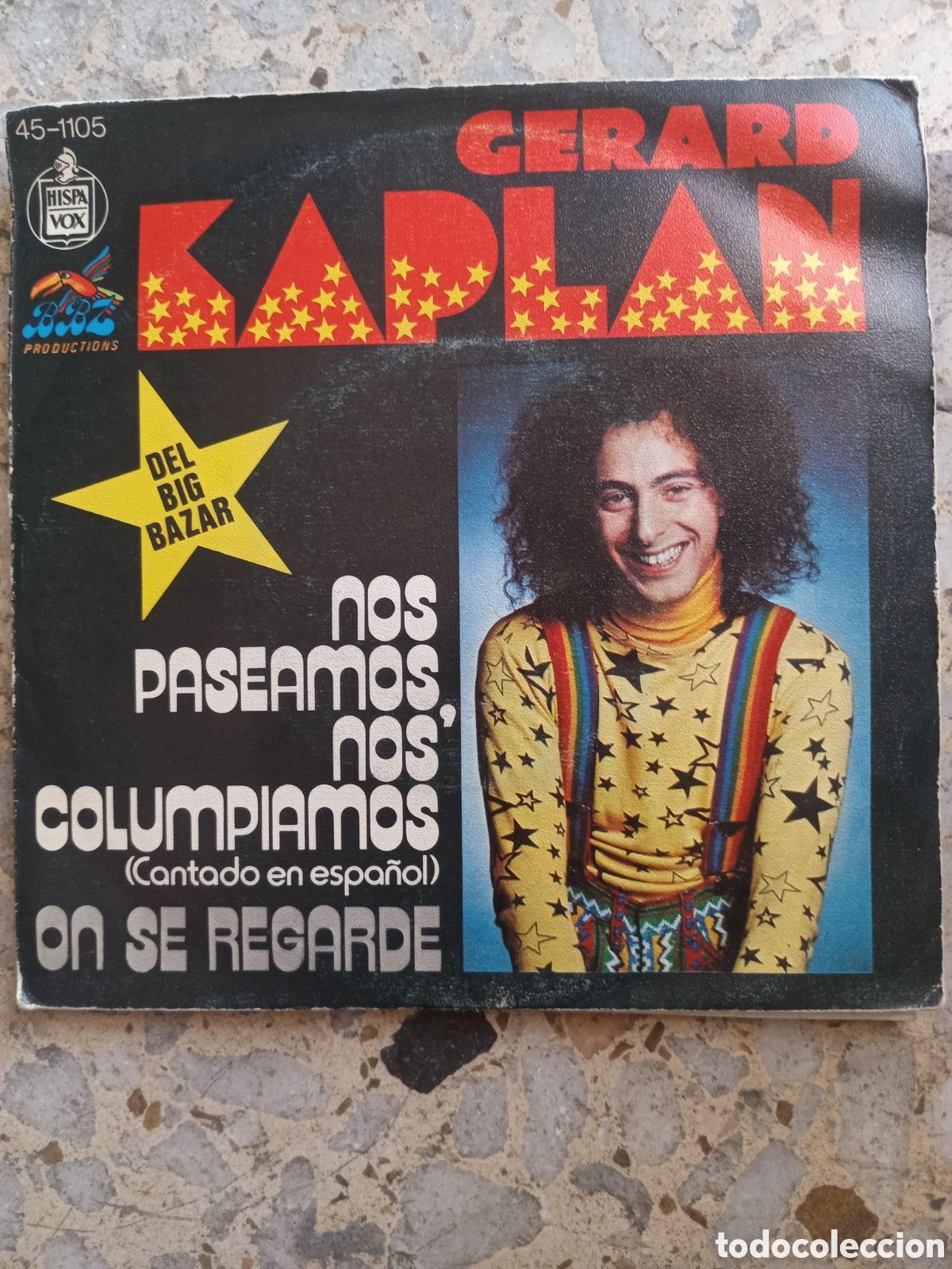 Vinyl records: SGL GERARD KAPLAN NOS PASEAMOS NOS COLUMPIAMOS 1974