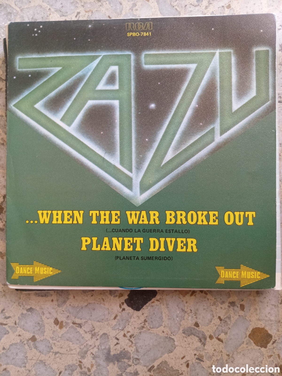 Discos de vinilo: SGL ZAZU WHEN THE WAR BROKE OUT 1982 PROMO