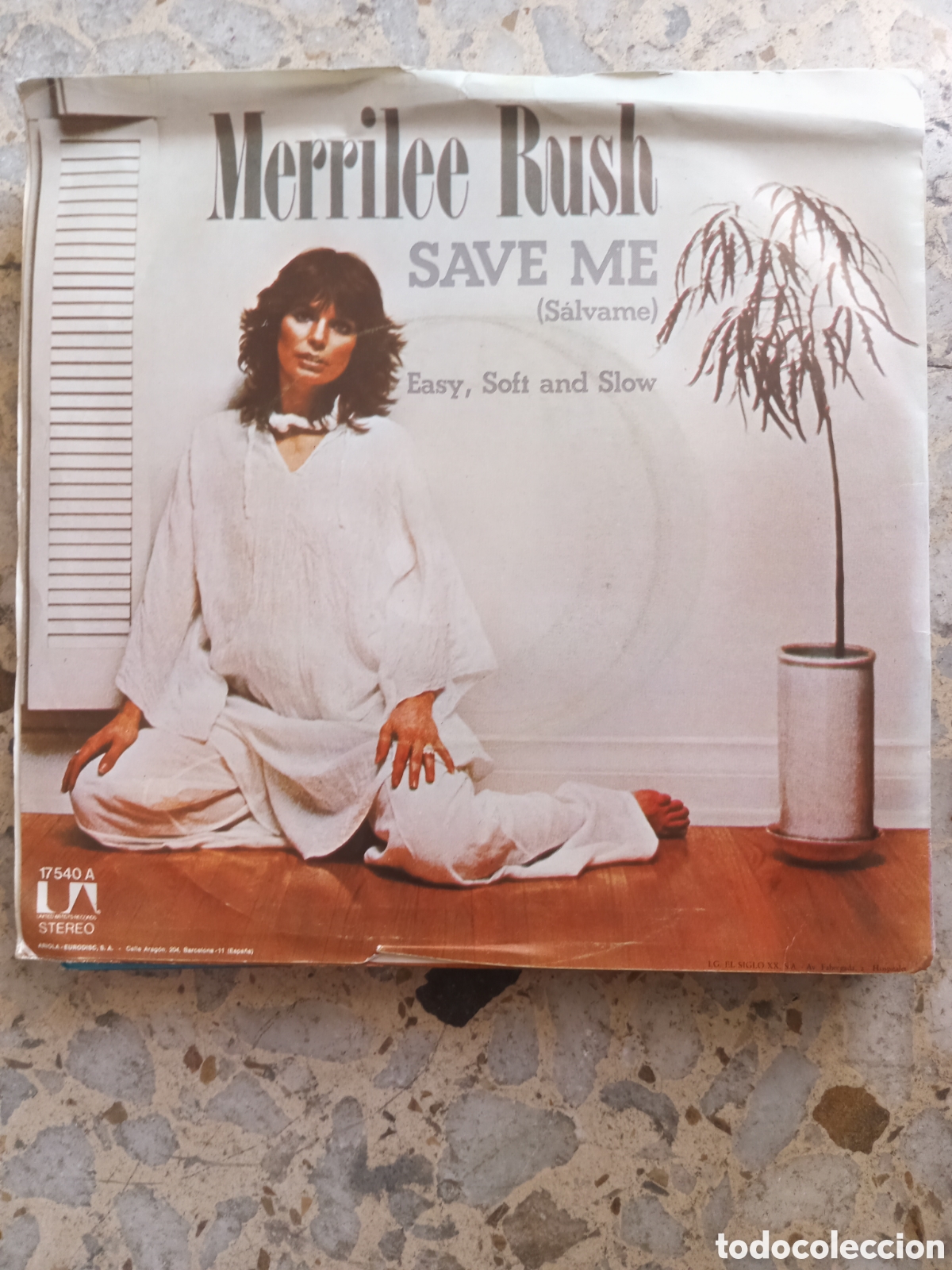 Discos de vinilo: SGL MERRILEE RUSH SAVE ME 1977 - Foto 2